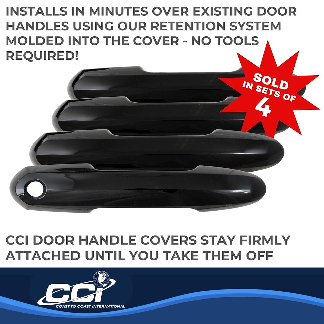 Coast to Coast International Coast to Coast International Exterior Door Handle Cover DH68594BLK, Levers - Outdoor Depot