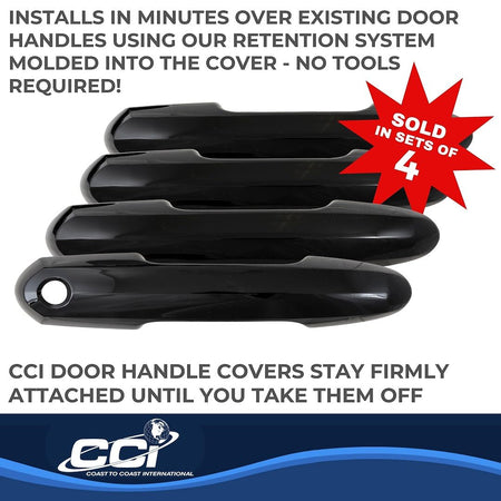 Coast to Coast International Coast to Coast International Exterior Door Handle Cover DH68594BLK, Levers - Outdoor Depot