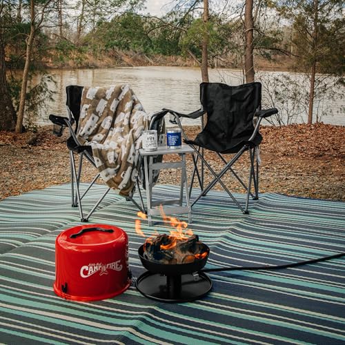 Camco Camco Aluminum Small Outdoor Side Table - Folding Camping Table Supports Up to 130lb - Features - Outdoor Depot