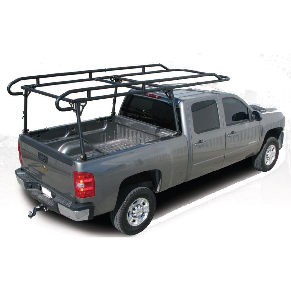 Trailfx Ladder Rack 1500 Pound Capacity MultiFit Powder Coated Black Steel - Outdoor Depot