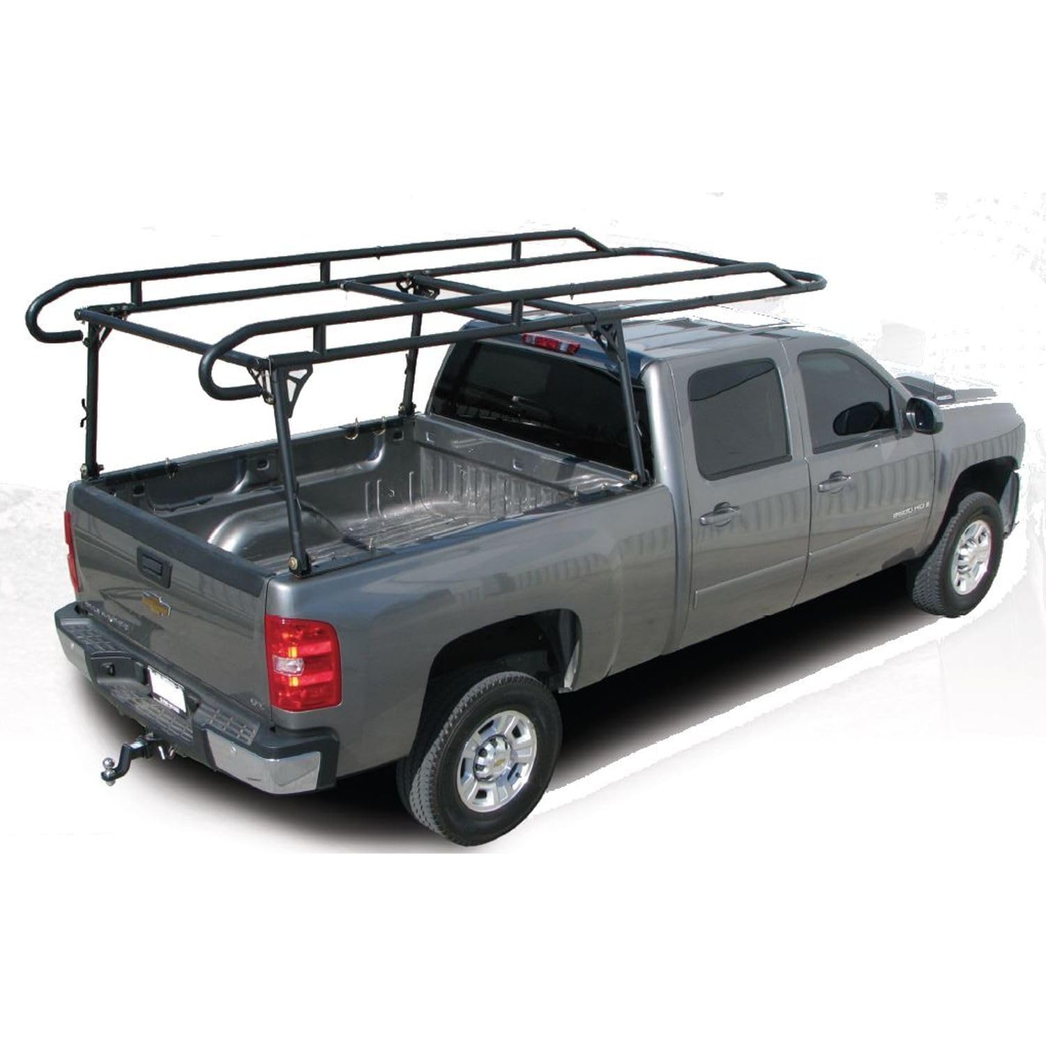 Trailfx Ladder Rack 1500 Pound Capacity MultiFit Powder Coated Black Steel - Outdoor Depot