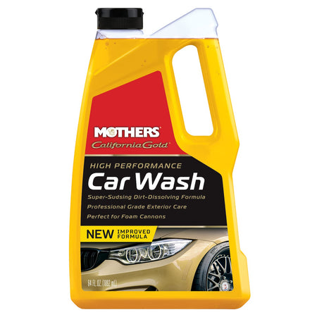 Mothers Mothers California Gold High Performance Car Wash, 64 oz. — pH Balanced, Eco-Friendly, Super-Sudsy, - Outdoor Depot