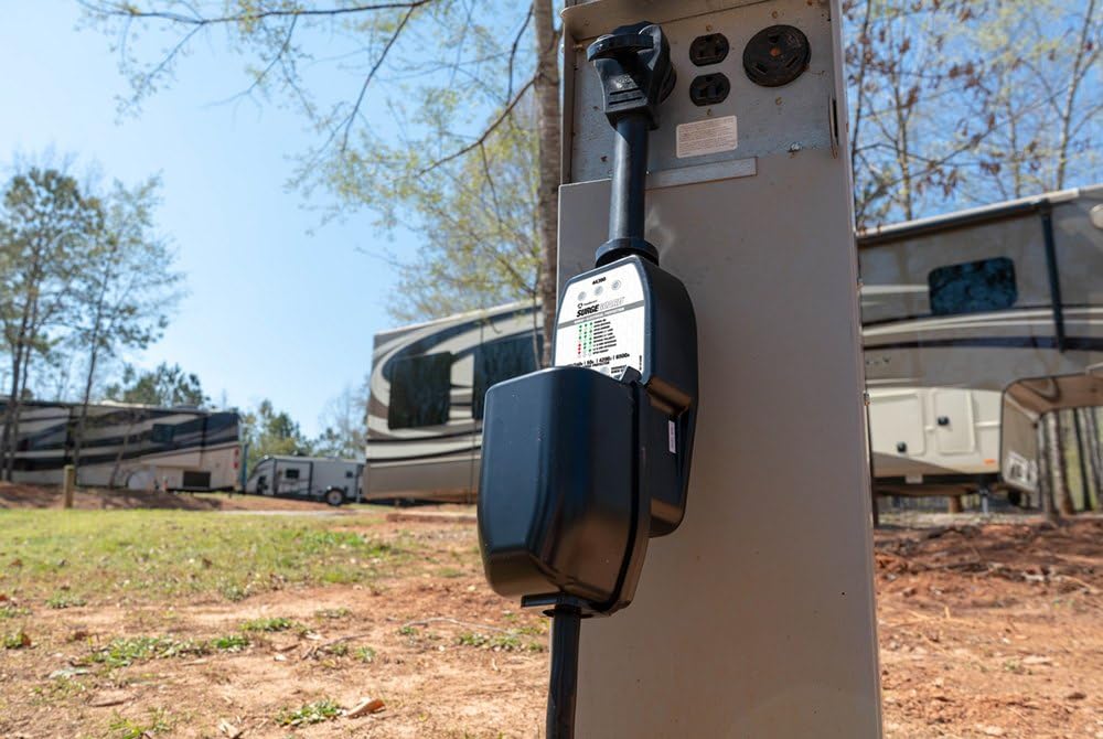 Surge Guard Southwire Company LLC 44390 Surge Guard 50A Portable , Black - Outdoor Depot
