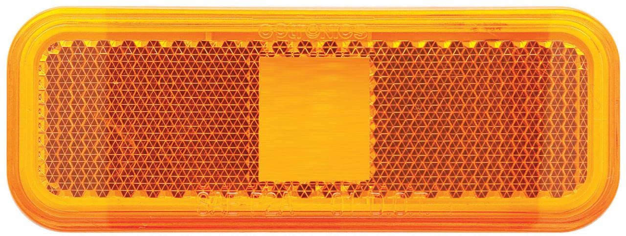 Optronics Optronics A-44ABP Amber Replacement Lens for Rectangular Marker/Clearance Light - Outdoor Depot
