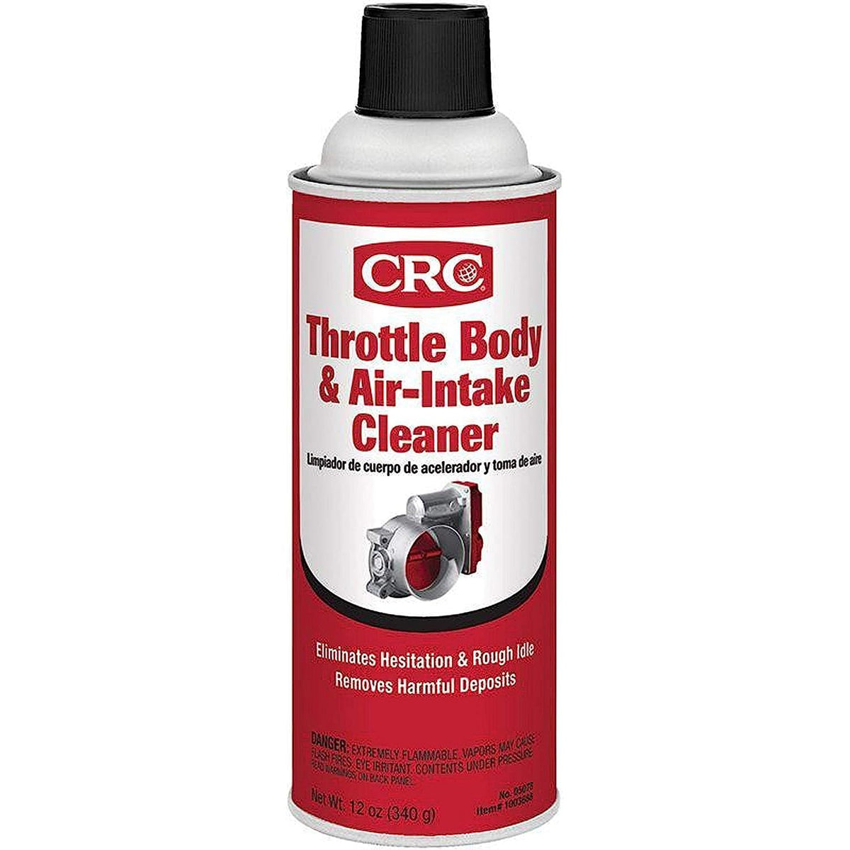 CRC CRC 05078 Throttle Body and Air-Intake Cleaner - 12 Wt Oz. - Outdoor Depot