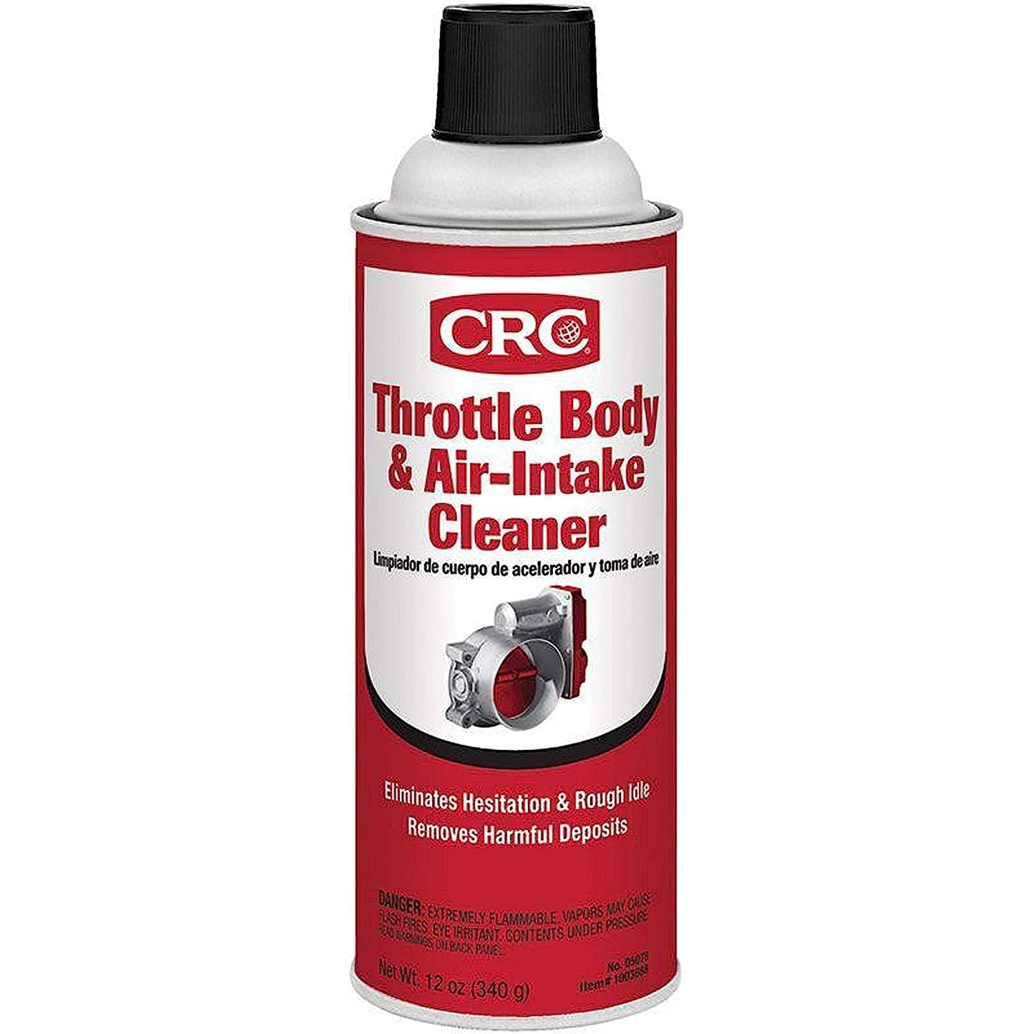 CRC CRC 05078 Throttle Body and Air-Intake Cleaner - 12 Wt Oz. - Outdoor Depot