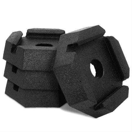 SnapPad SnapPad Xtra RV Leveling Pads - Permanent Jack Stabilizers for RVs - 5" Square Leveling Jack Pads - Outdoor Depot