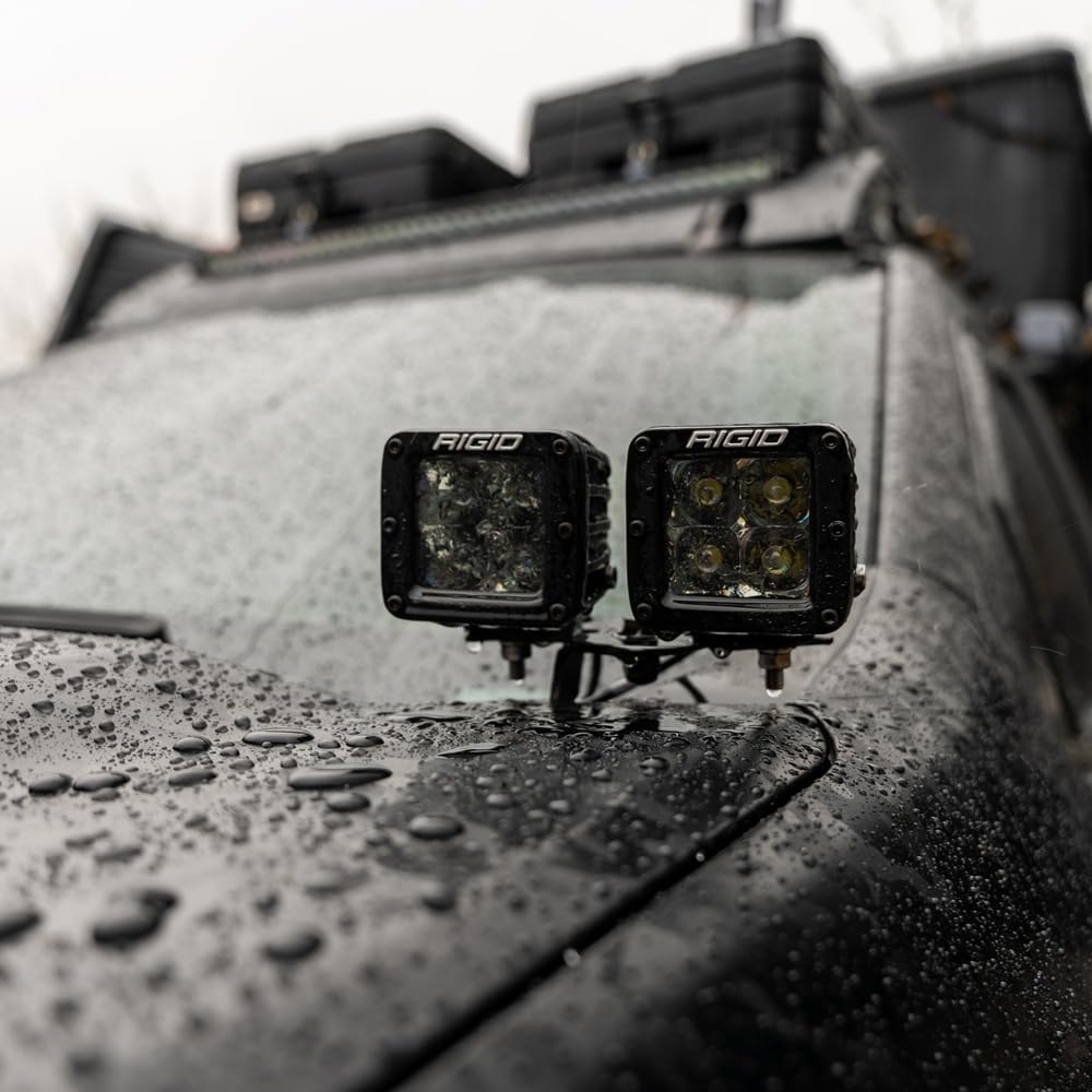 RIGID RIGID Industries D-Series PRO Flood Beam, Pair, Universal, 2-Pack - Outdoor Depot