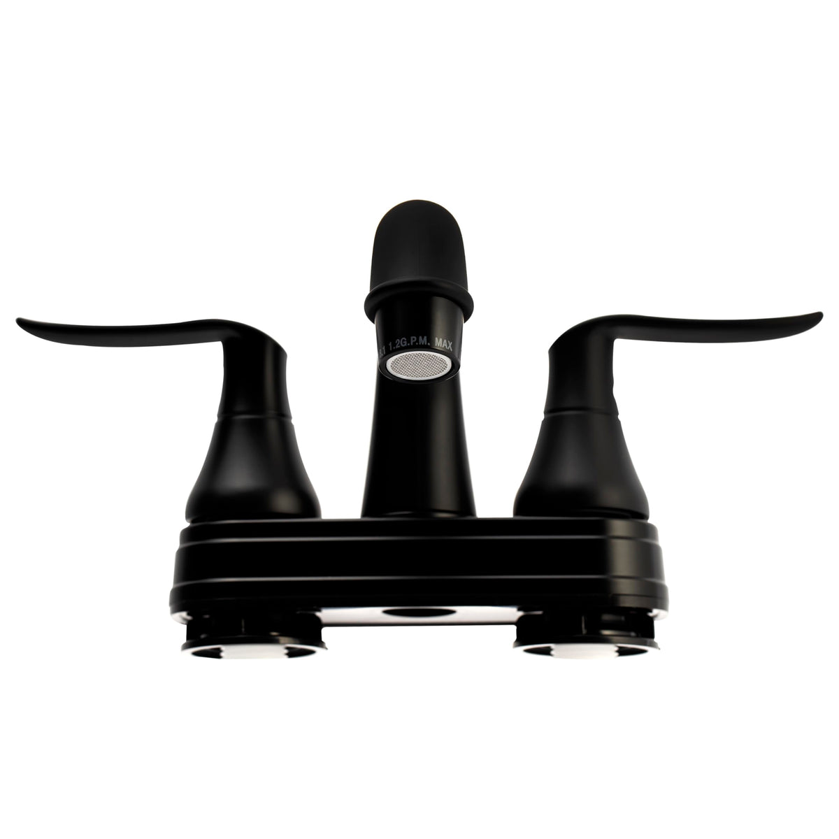 Dura Faucet Dura Faucet Elegant Arc Spout RV Lavatory Faucet - Matte Black - Outdoor Depot