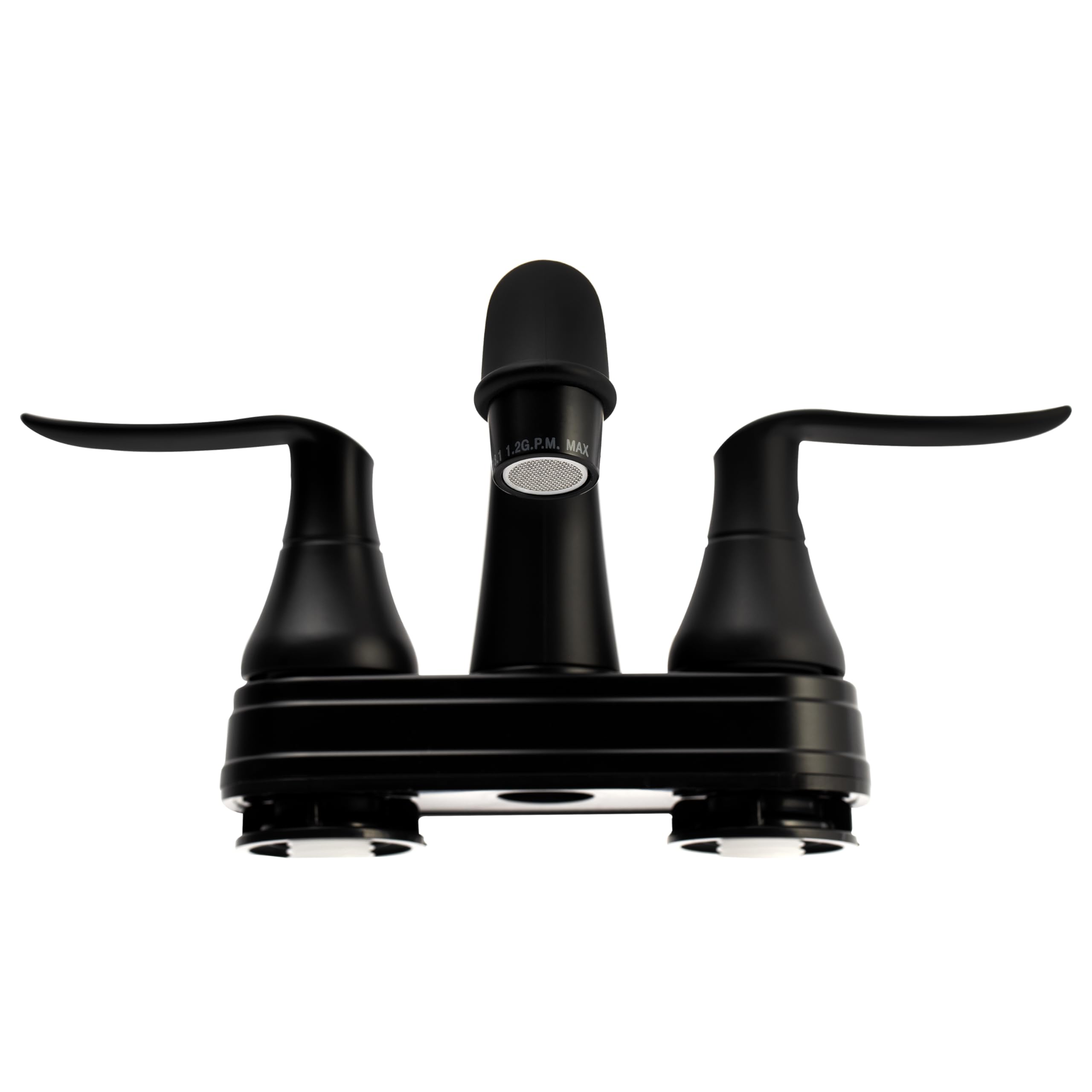 Dura Faucet Dura Faucet Elegant Arc Spout RV Lavatory Faucet - Matte Black - Outdoor Depot