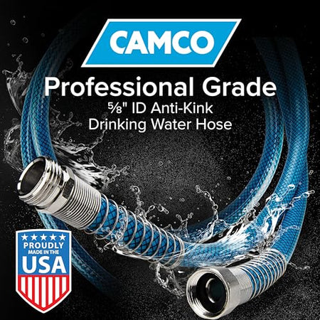 Camco Camco TastePURE 10-Foot Premium Camper/RV Drinking Water Hose - Features a Heavy-Duty No-Kink Design - Outdoor Depot