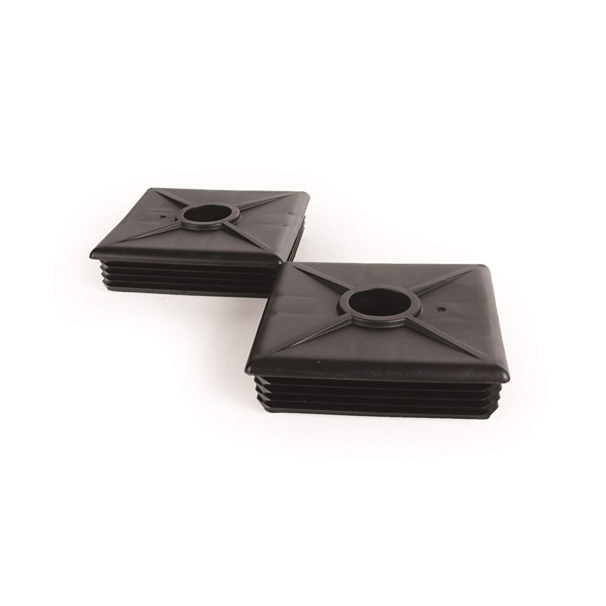Camco Camco 4-Inch RV Bumper Caps | Easy Removal | Durable Construction | Black, 2-pack (40303) - Outdoor Depot
