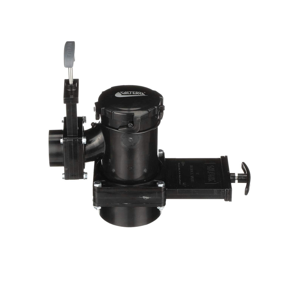 Valterra Valterra San Tee Double Rotating Valve, Mess-Free Waste Valve for RV's, Campers, Trailers, 3" x - Outdoor Depot