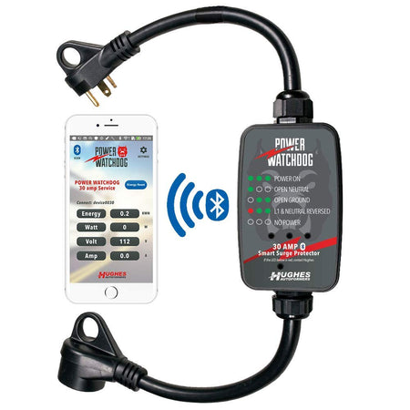 Power Watchdog Power Watchdog PWD30, Bluetooth Surge Protector, 30 Amp, Portable, 14 Inch - Outdoor Depot