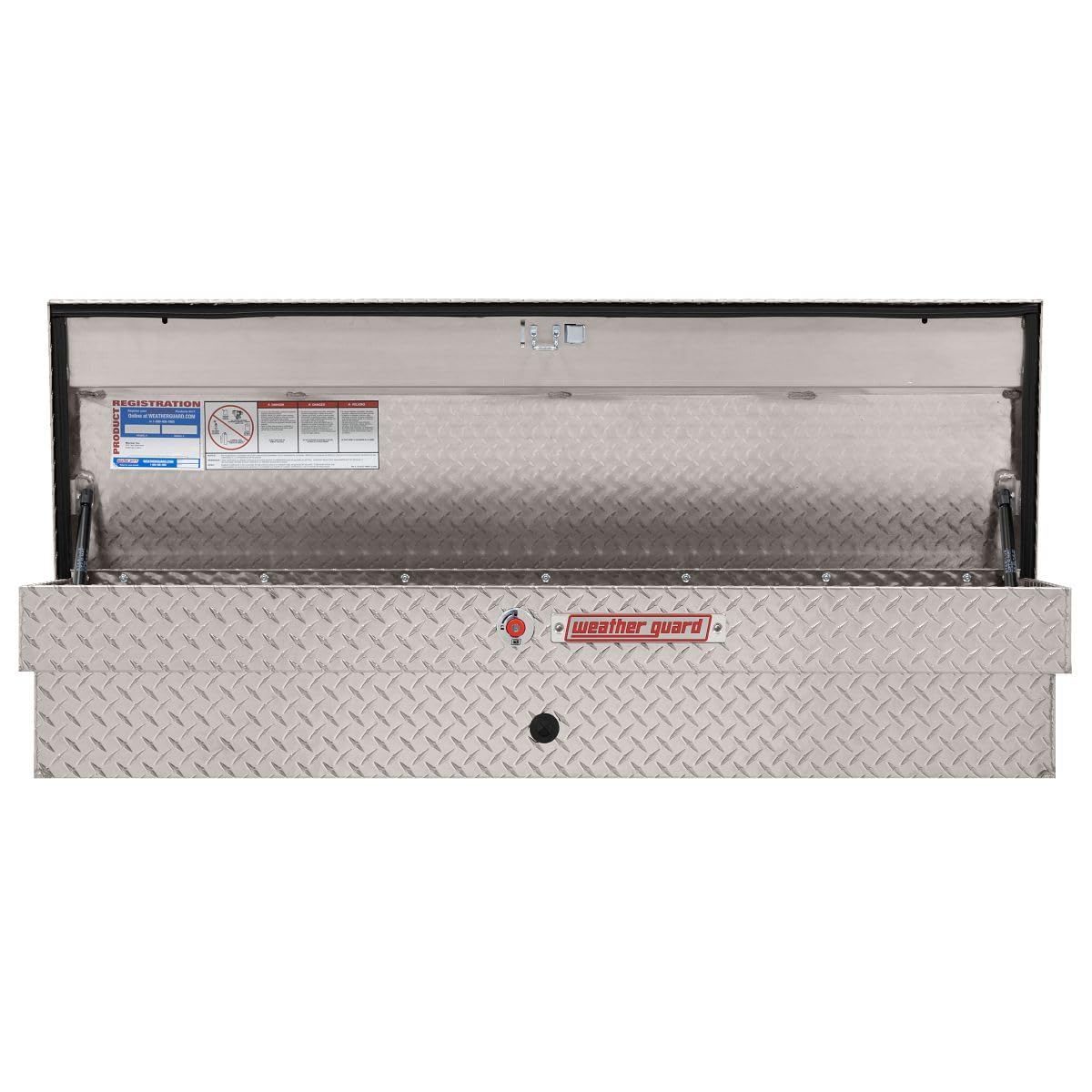 Weather Guard Weather Guard Model 174-0-04 56in Lo-Side Box, Aluminum, Clear, 4.0 cu ft - Outdoor Depot