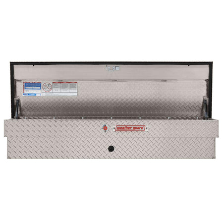 Weather Guard Weather Guard Model 174-0-04 56in Lo-Side Box, Aluminum, Clear, 4.0 cu ft - Outdoor Depot