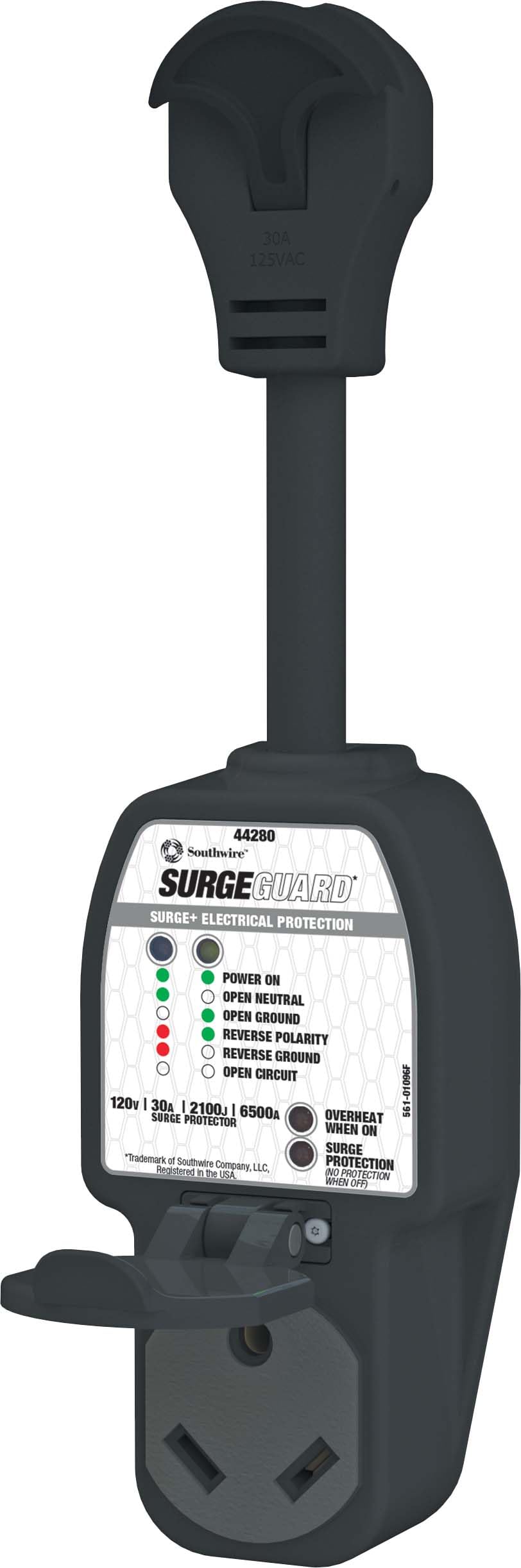 Southwire Southwire Surge Guard 30 Amp Portable RV Surge Protector with Enhanced Diagnostics, 2100 Joules, - Outdoor Depot
