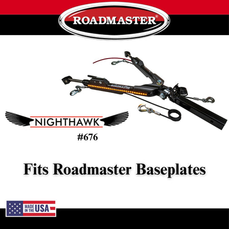 Roadmaster Roadmaster 676 Nighthawk Tow Bar fits Roadmaster Baseplates | Hauls Up to 8,000 lbs | Non-Binding - Outdoor Depot