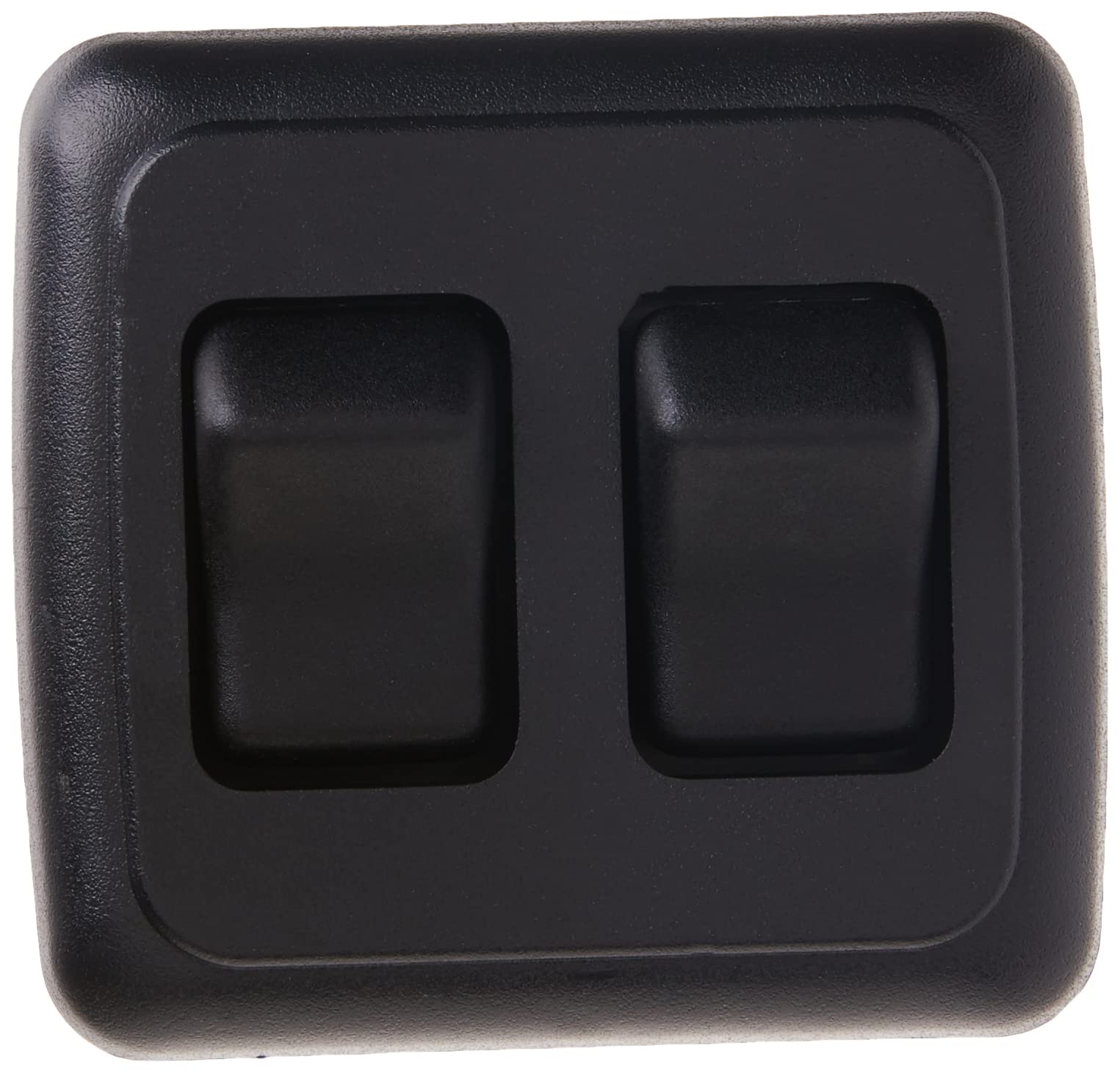 JR Products JR Products 12235 Black Double SPST On-Off Switch with Bezel - Outdoor Depot