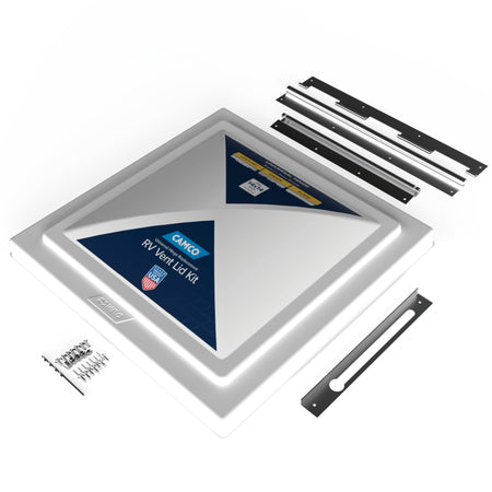 Camco Camco Universal RV Roof Vent Replacement Kit — Fits Standard 14" x 14" Vent Openings – Works with - Outdoor Depot