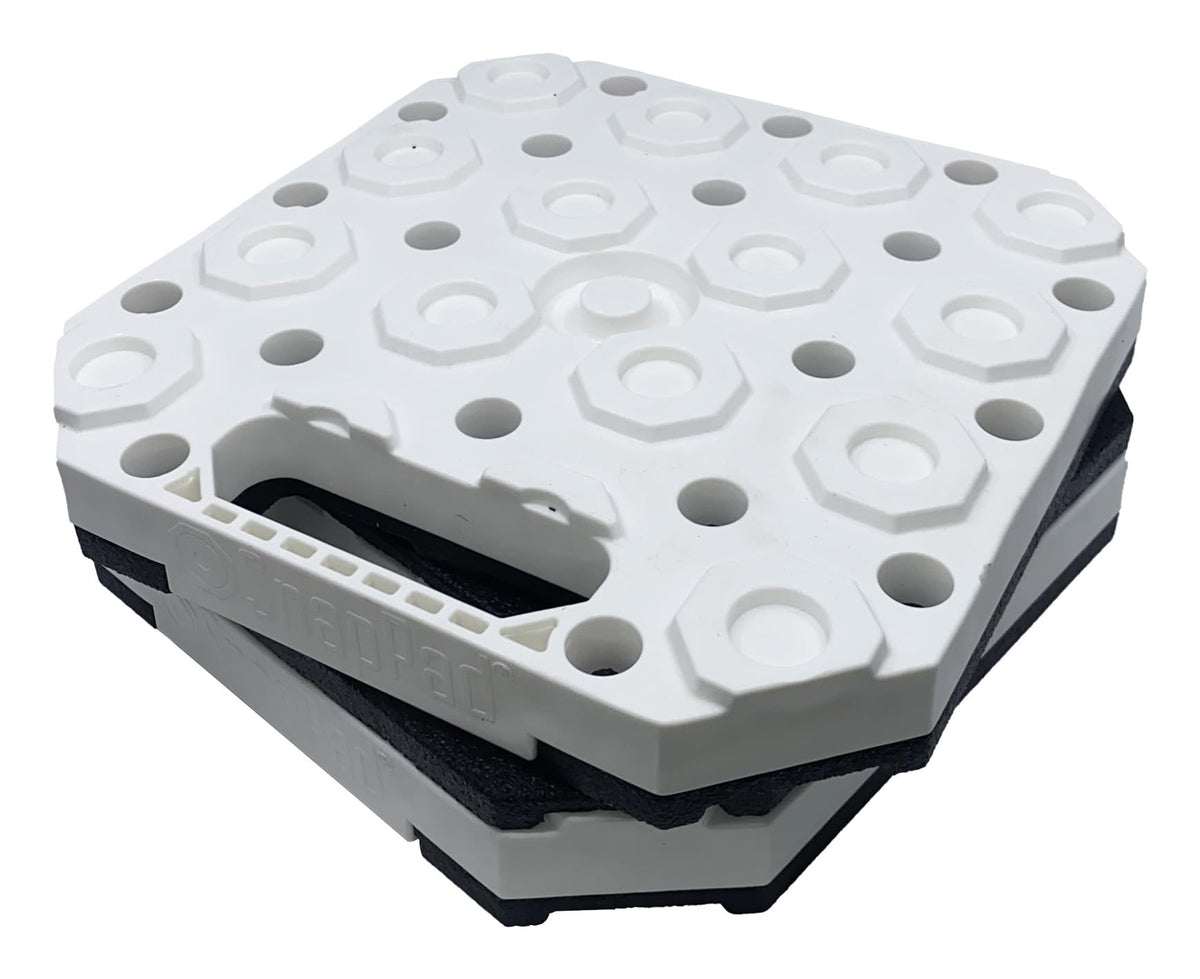 SnapPad SnapPad StakPad RV Leveling Blocks – Precise Fit for Class A, B & C Motorhomes, Fifth Wheels, Travel - Outdoor Depot