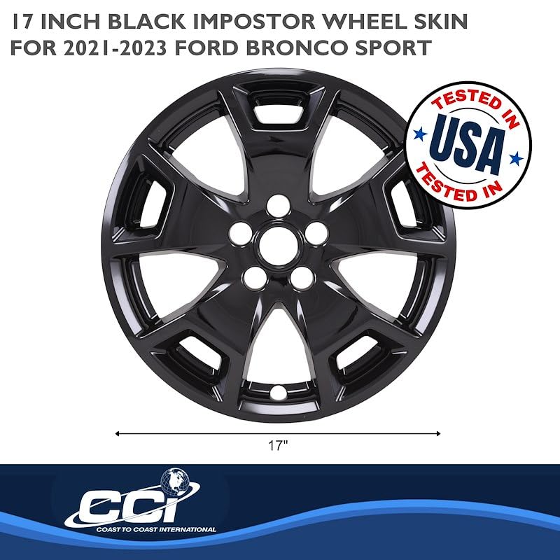 Coast to Coast International Impostor Wheel Skin Fits Ford Bronco Sport Base 2021-2023 Set of 4 Wheel Covers - Outdoor Depot