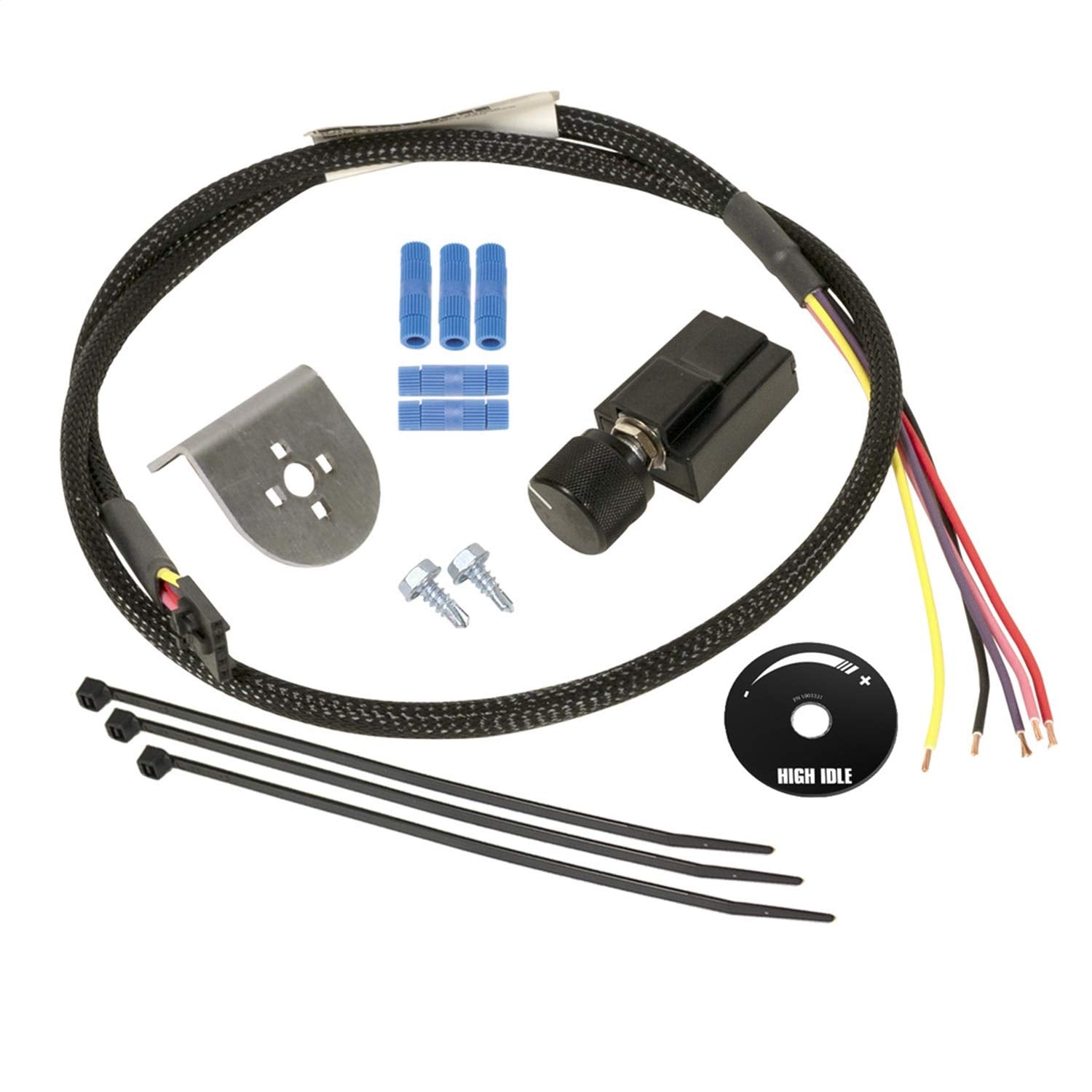BD BD DIESEL 1036610 High Idle Control Kit; Incl. Wiring Harness/Tie Wrap/Hardware; 900 3000 RPM; - Outdoor Depot