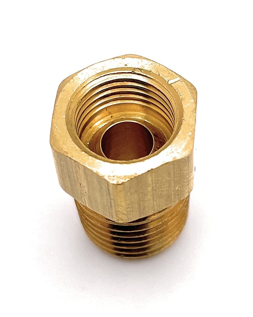 AP Products AP Products Marshall Excelsior ME2132P Inverted Flare Adapter - 1/4" MNPT x 1/4" Female Flare - Outdoor Depot