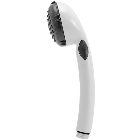 Dura Faucet Dura Faucet DF-SA400-WT RV Hand Held Shower Wand, Water-Saving Trickle Switch (White) - Outdoor Depot