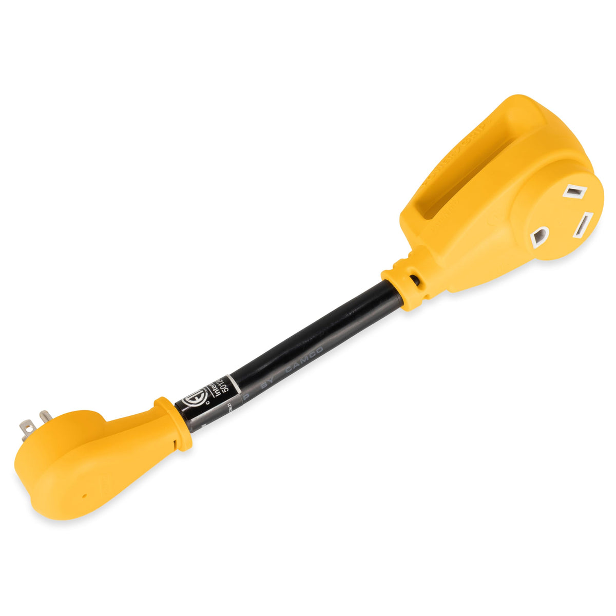 Camco Camco Camper/RV Dogbone Electrical Adapter - Features 15-Amp Male (NEMA 5-15P) & 30-Amp Female (NEMA - Outdoor Depot