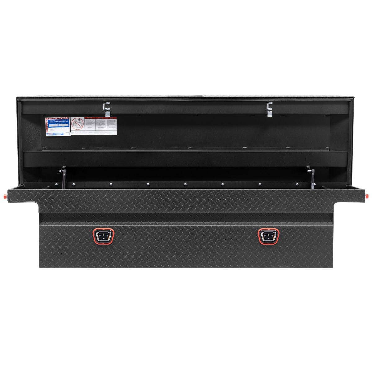 Weather Guard Weather Guard Model 121-52-04 Saddle Truck Box, Aluminum, For Full Size Trucks, Low Profile, - Outdoor Depot
