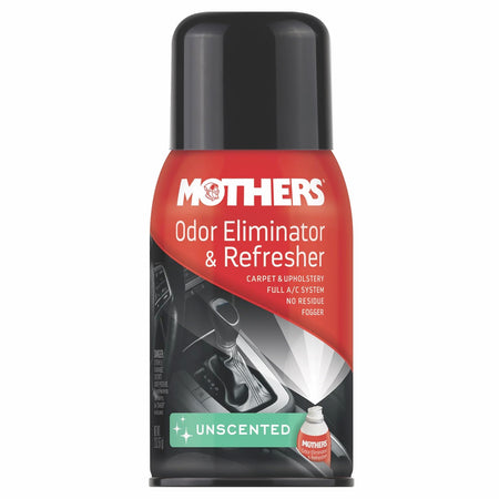 Mothers Mothers Odor Eliminator & Refresher, Unscented, 2 oz. Aerosol – Whole-Car Fogger Neutralizes Smoke, - Outdoor Depot