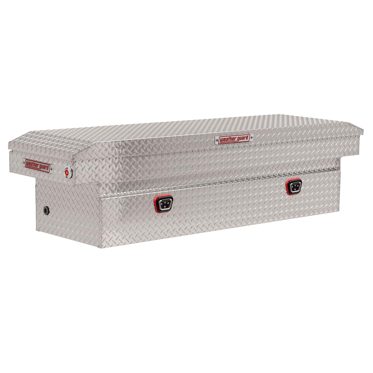 Weather Guard Weather Guard Model 127-0-04 Saddle Box, Aluminum, Full Standard, Clear, 11.0 cu ft - Outdoor Depot