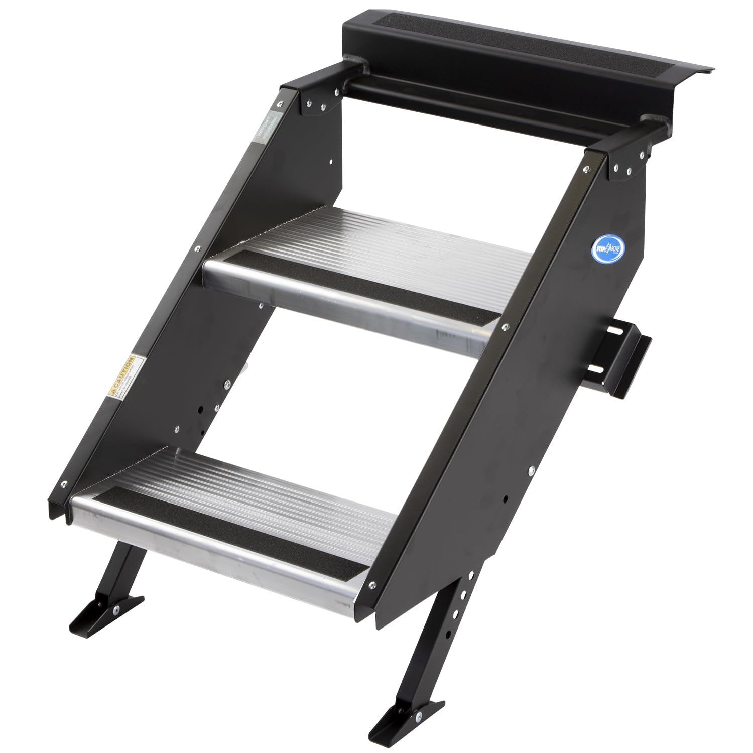 MORryde MORryde STP-201 StepAbove Fold-Up RV Entry Step - 2-Step (9" Step Rise), Fits 24" Door Width - Outdoor Depot