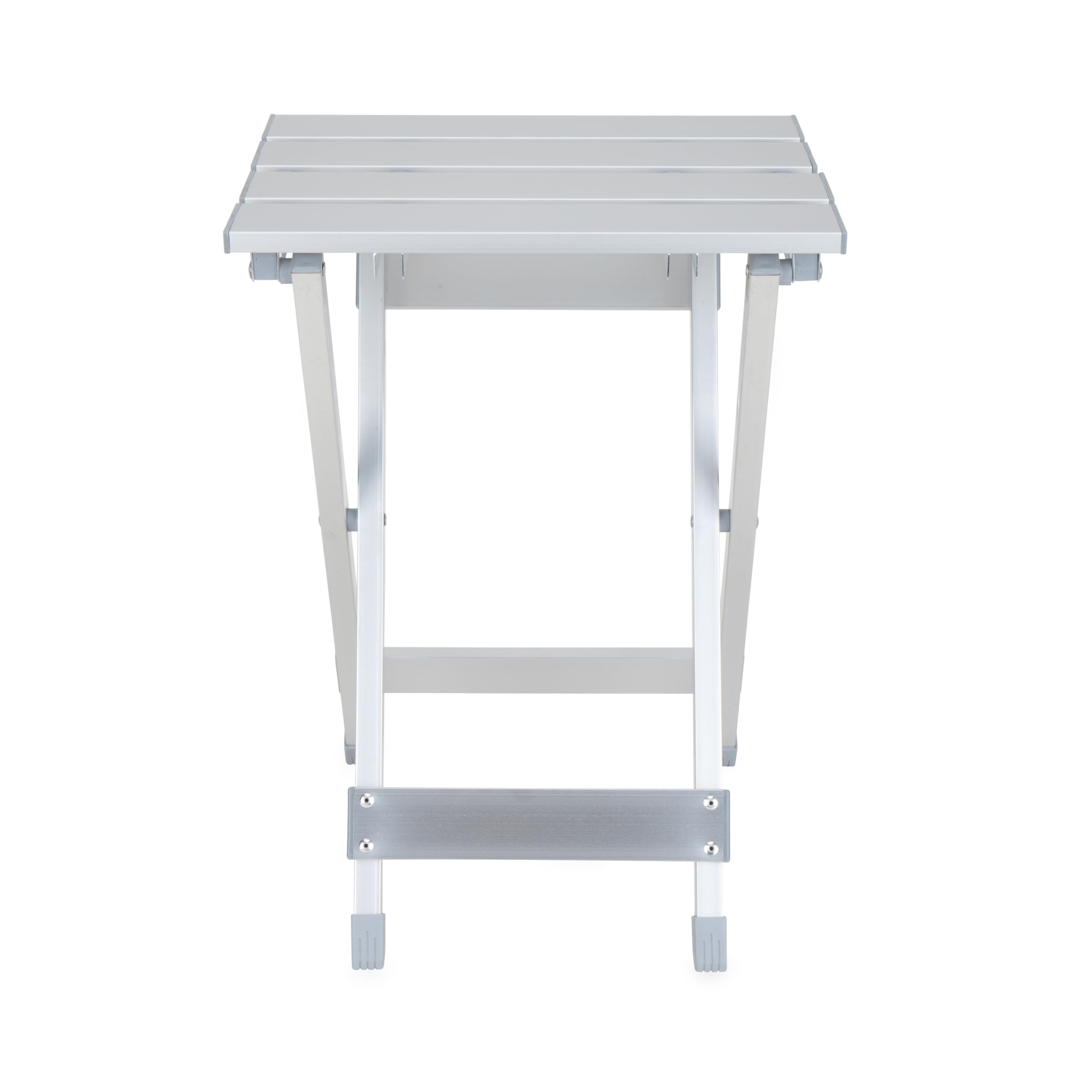 Camco Camco Aluminum Small Outdoor Side Table - Folding Camping Table Supports Up to 130lb - Features - Outdoor Depot