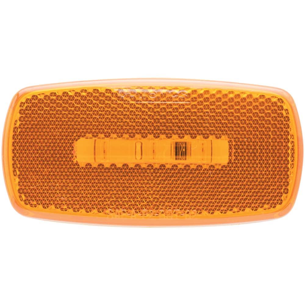 Optronics Optronics MCL32AS Surface Mount LED Marker Clearance Light with Reflex, Amber - Outdoor Depot