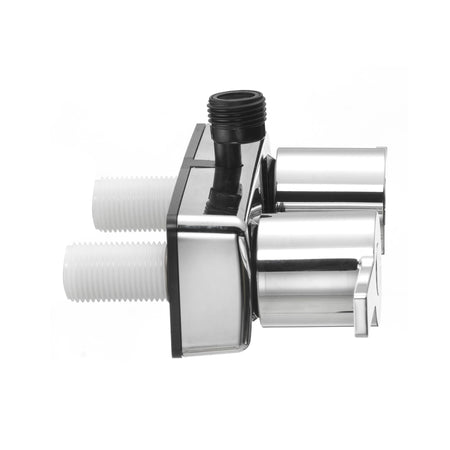 Dura Faucet Dura Faucet (DF-SA100M-CP) Modern RV Shower Faucet Valve Diverter – Chrome, Dual Lever Handles, - Outdoor Depot