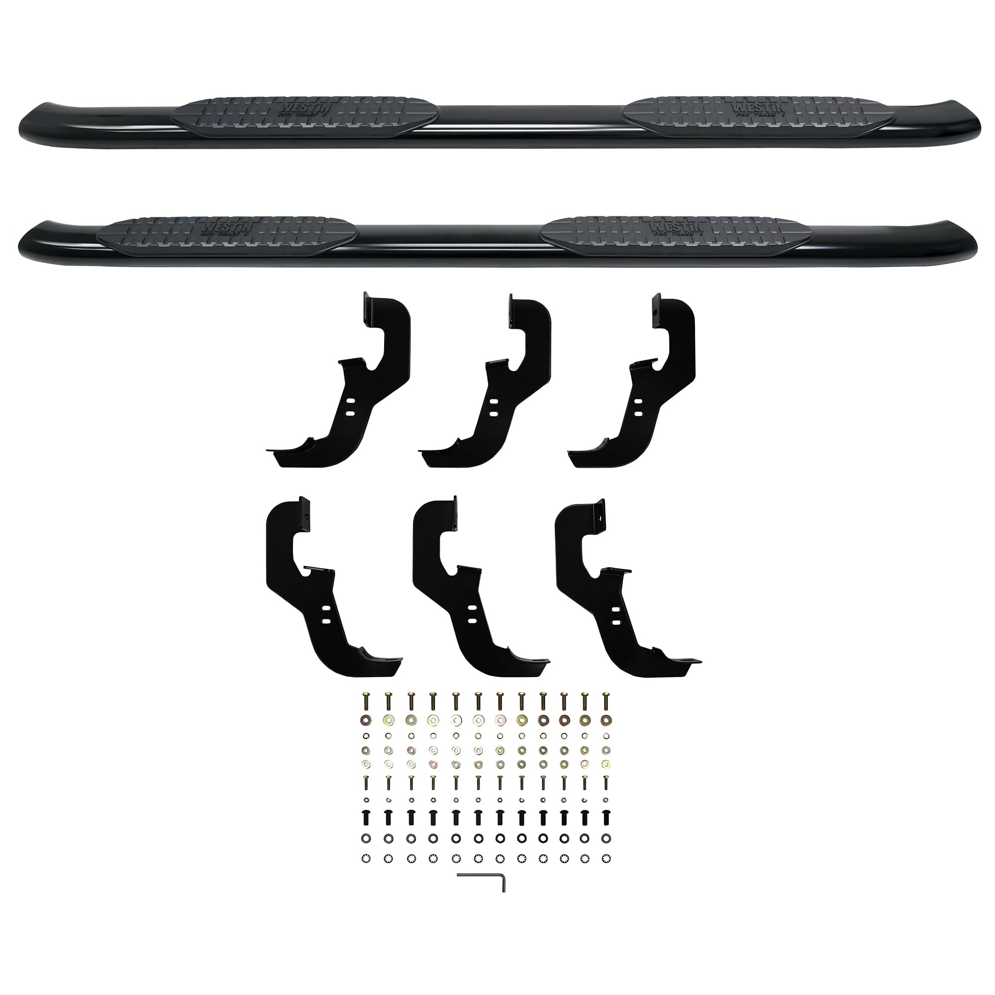 Westin Westin 21-54135 PRO TRAXX 5 Oval Nerf Bars fits 2019-2026 Silverado Sierra 1500 Crew Cab (Exc 2019 - Outdoor Depot