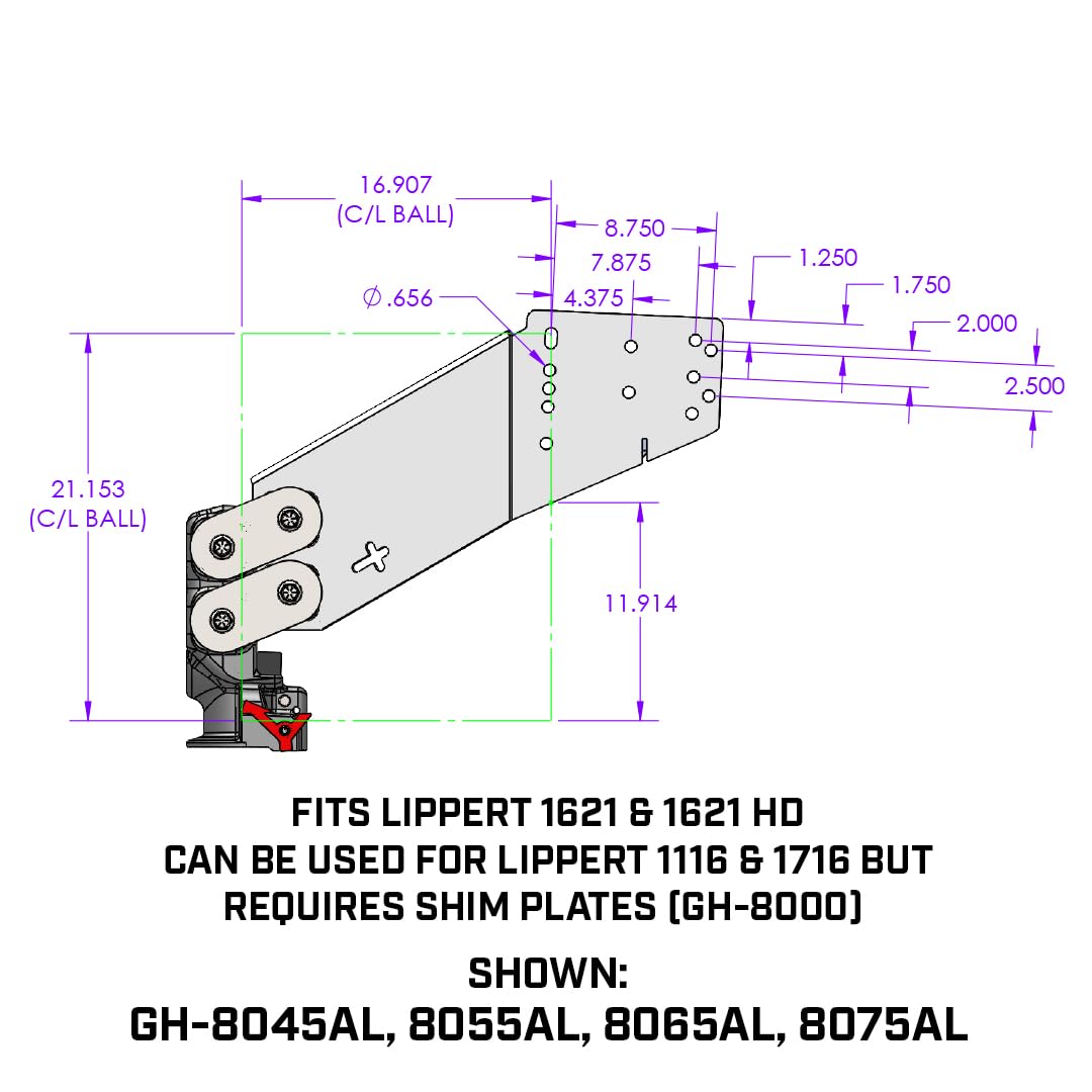 GEN-Y Hitch GEN-Y Hitch Fifth Wheel to Gooseneck SnapLatch Coupler - 1,500 LBS - 4,500 LBS Pin Weight Range - Outdoor Depot