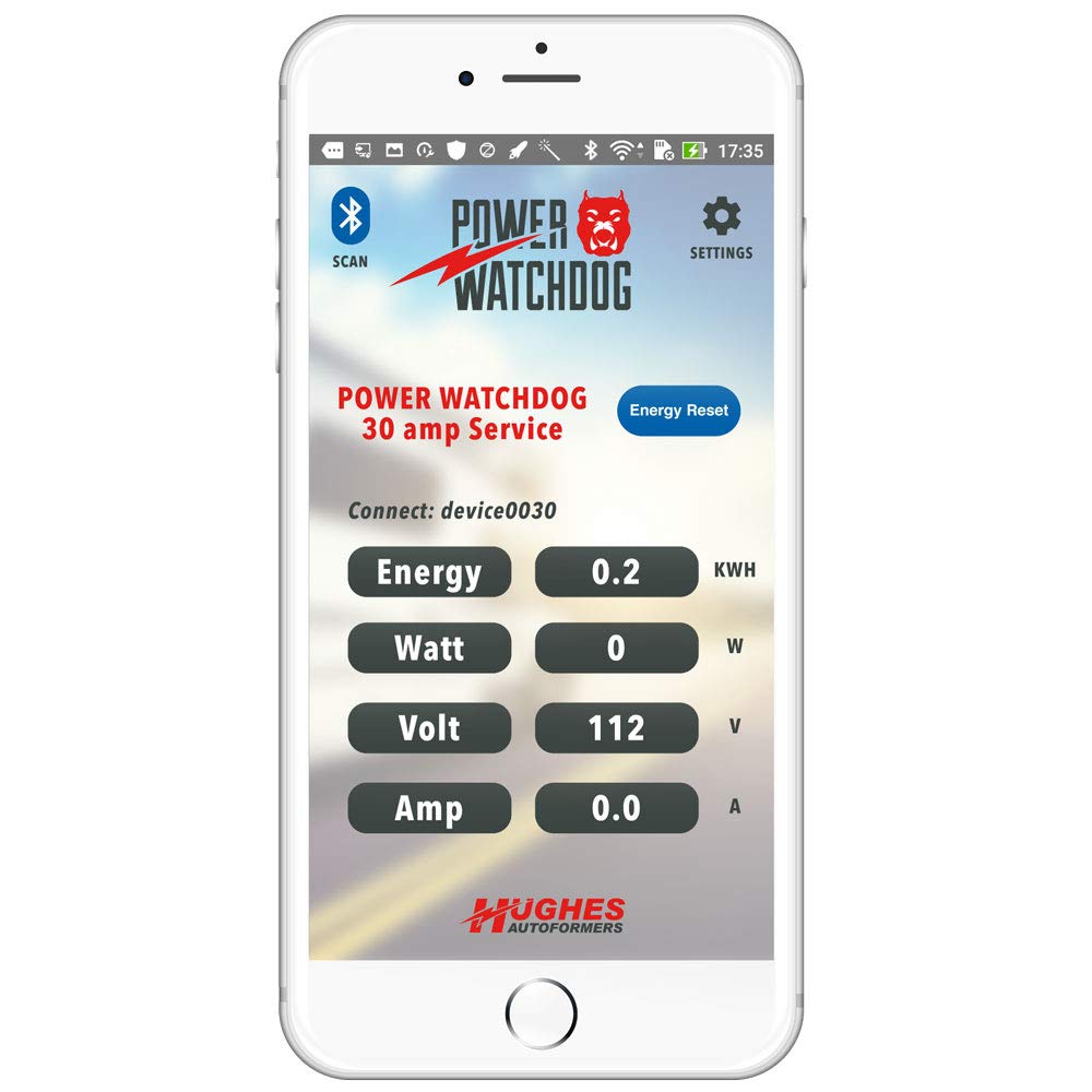 Power Watchdog Power Watchdog PWD30, Bluetooth Surge Protector, 30 Amp, Portable, 14 Inch - Outdoor Depot