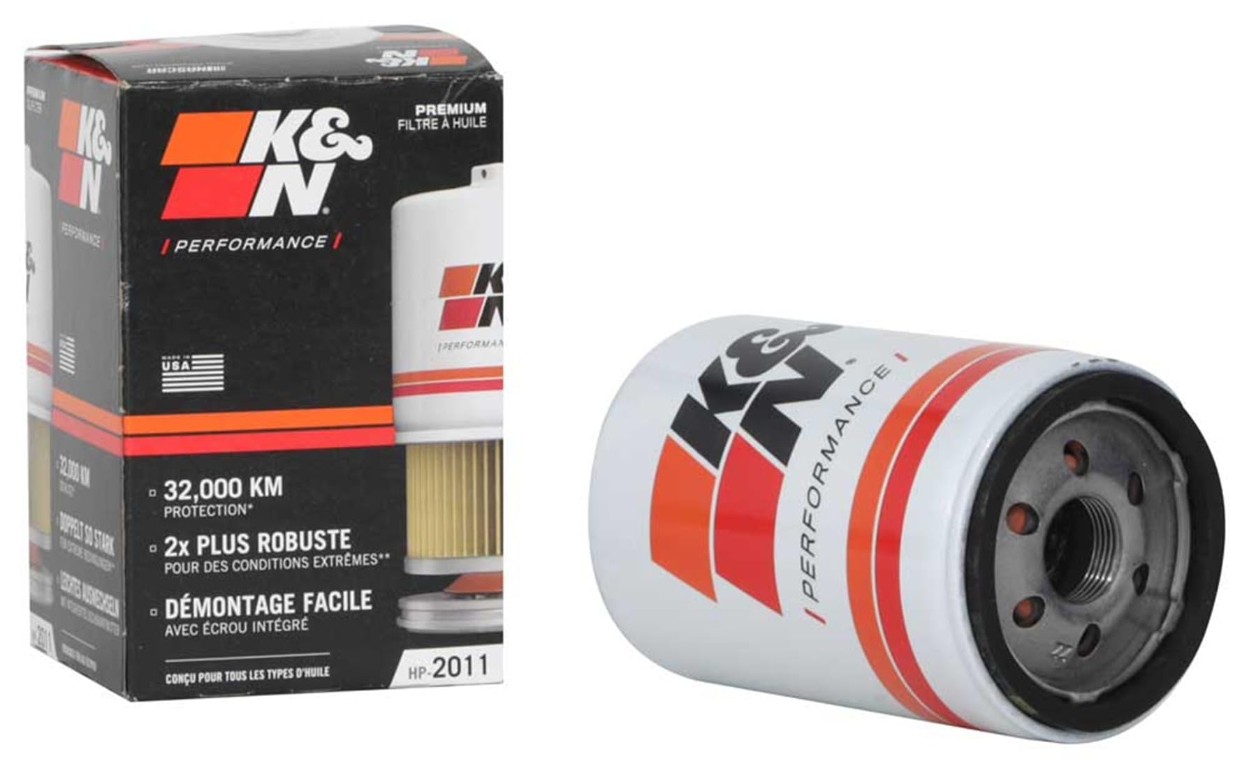 K&N K&N Premium Oil Filter: 20,000 Mile Engine Protection with Wrench Off Nut: Compatible with Select - Outdoor Depot