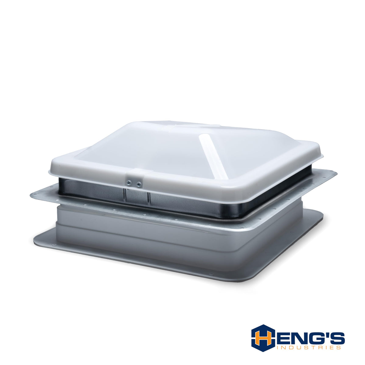 HENG’S INDUSTRIES Heng's 71111A-C1G1 Universal Roof Vent Non-Powered with Exchange Lid - 14" White - Outdoor Depot