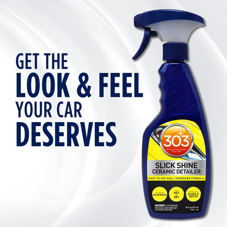 303 Products 303 Products (30265 Slick Shine Ceramic Detailer - SiO2 and Carnauba Infused Ceramic Coating - - Outdoor-Depot.us