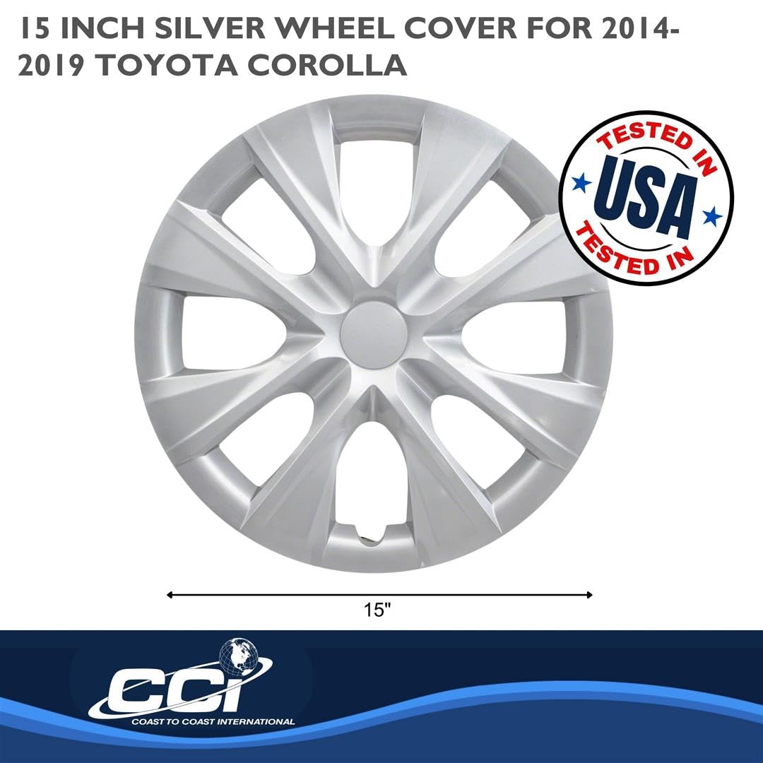 Coast to Coast International Coast2Coast 52915S Silver Wheel Cover, 4 Pack - Outdoor Depot