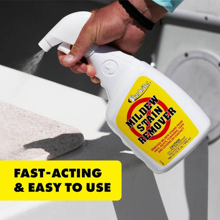 STAR BRITE STAR BRITE Mildew Stain Remover + Cleaner Removes Stains on Contact - 22 OZ (085616SS) - Outdoor Depot