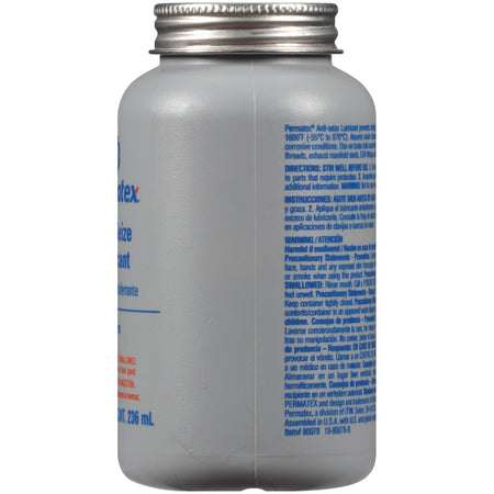 Permatex Permatex 80078 Anti-Seize Lubricant with Brush Top Bottle, 8 oz. - Outdoor Depot
