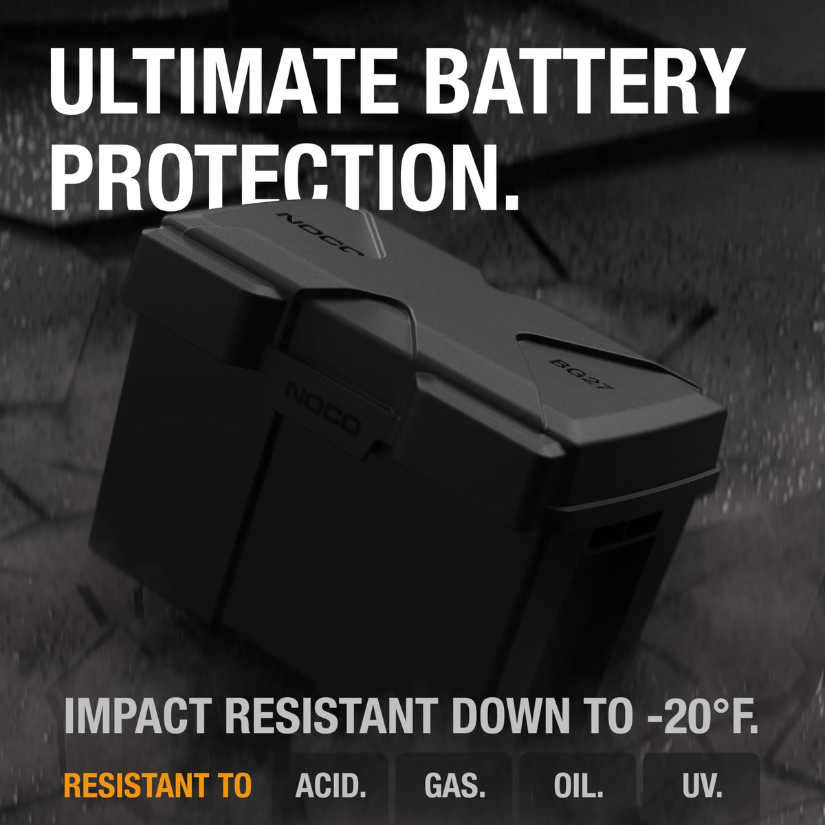 NOCO NOCO Snap-Top BG27 Battery Box, Group 27 12V Battery Box for Marine, Automotive, RV, Boat, Camper and - Outdoor Depot