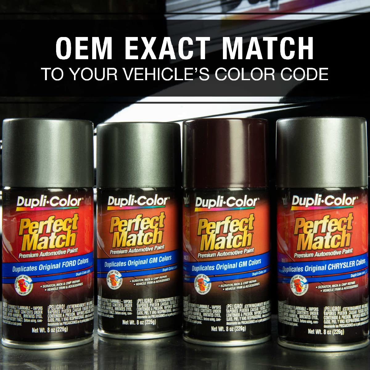 Dupli-Color Dupli-Color Perfect Match Premium Automotive Paint, Cloud White, 8 oz - Outdoor Depot