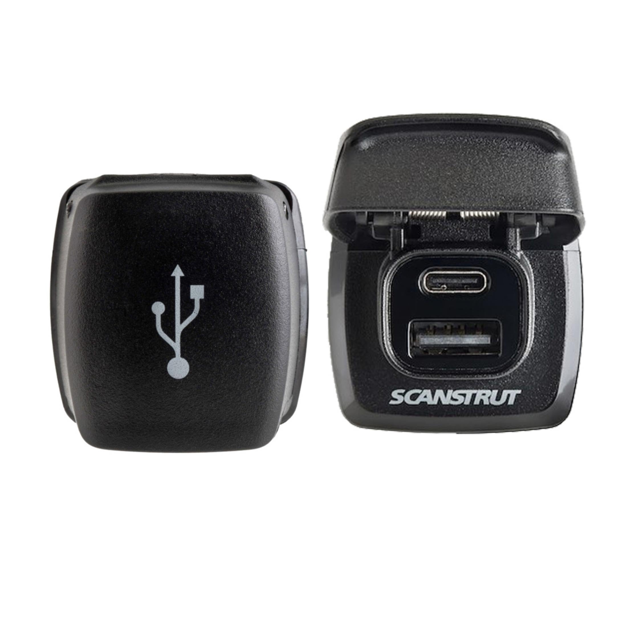 Scanstrut Scanstrut Flip Pro Fast Charge Dual USB Socket - Outdoor Depot