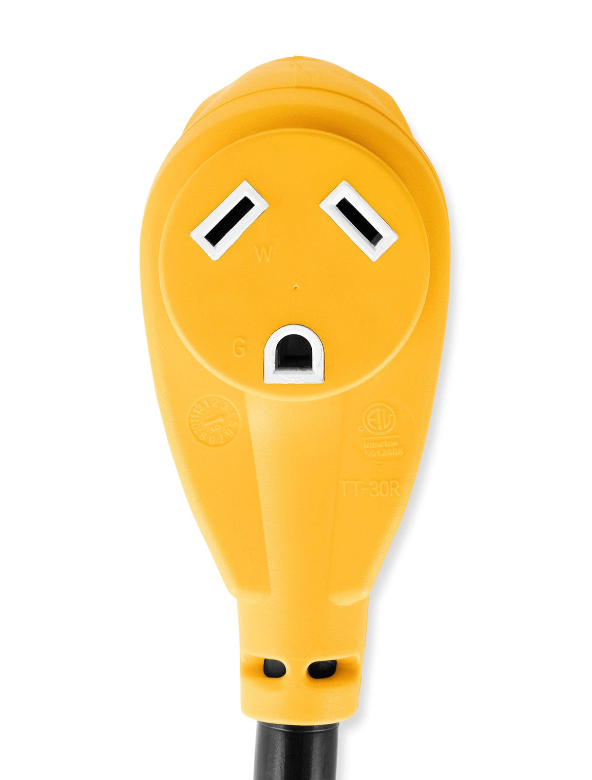 Camco Camco Camper/RV Dogbone Electrical Adapter - Features 15-Amp Male (NEMA 5-15P) & 30-Amp Female (NEMA - Outdoor Depot